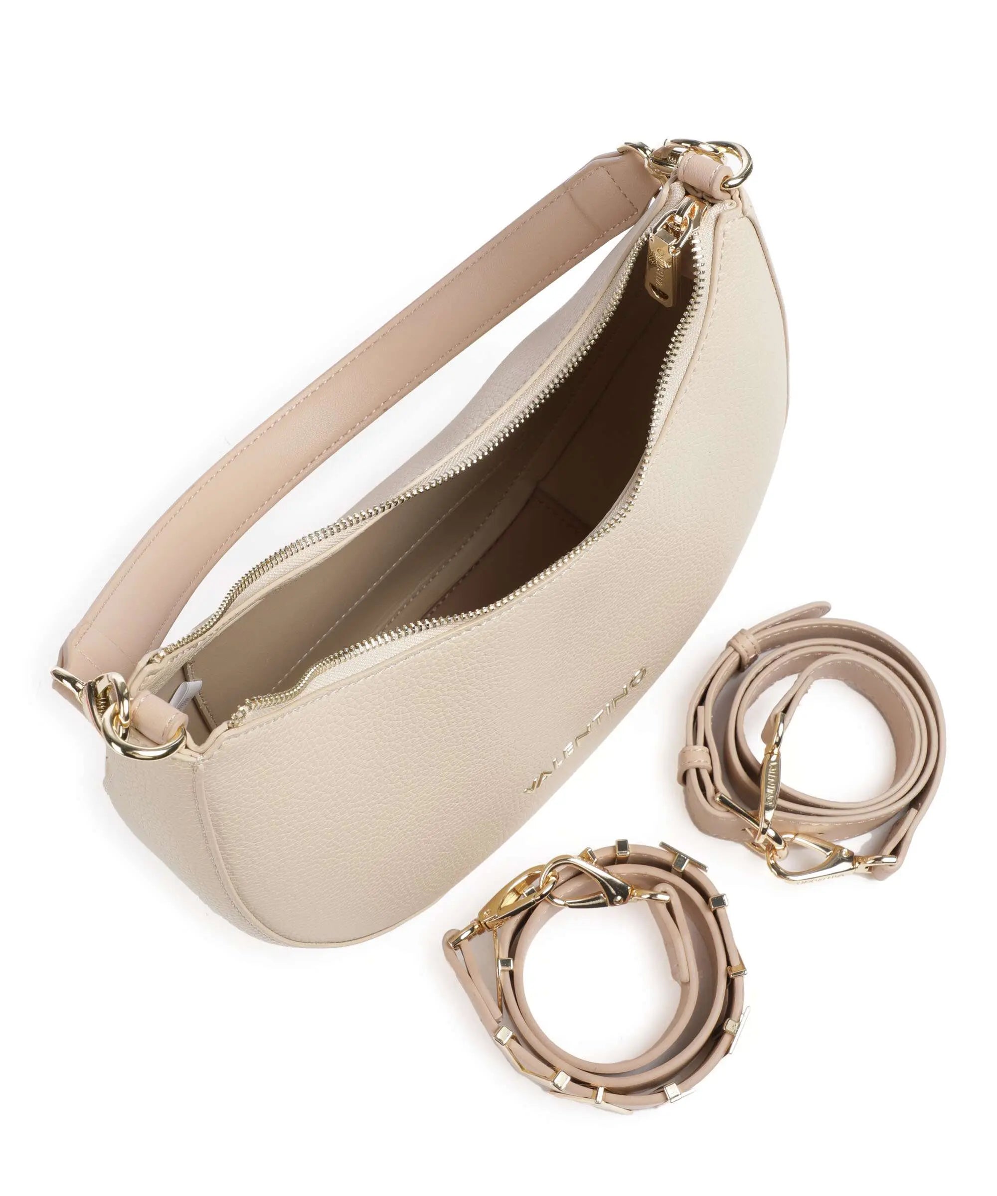 VALENTINO BAGS Alexia Hobo bag synthetic beige