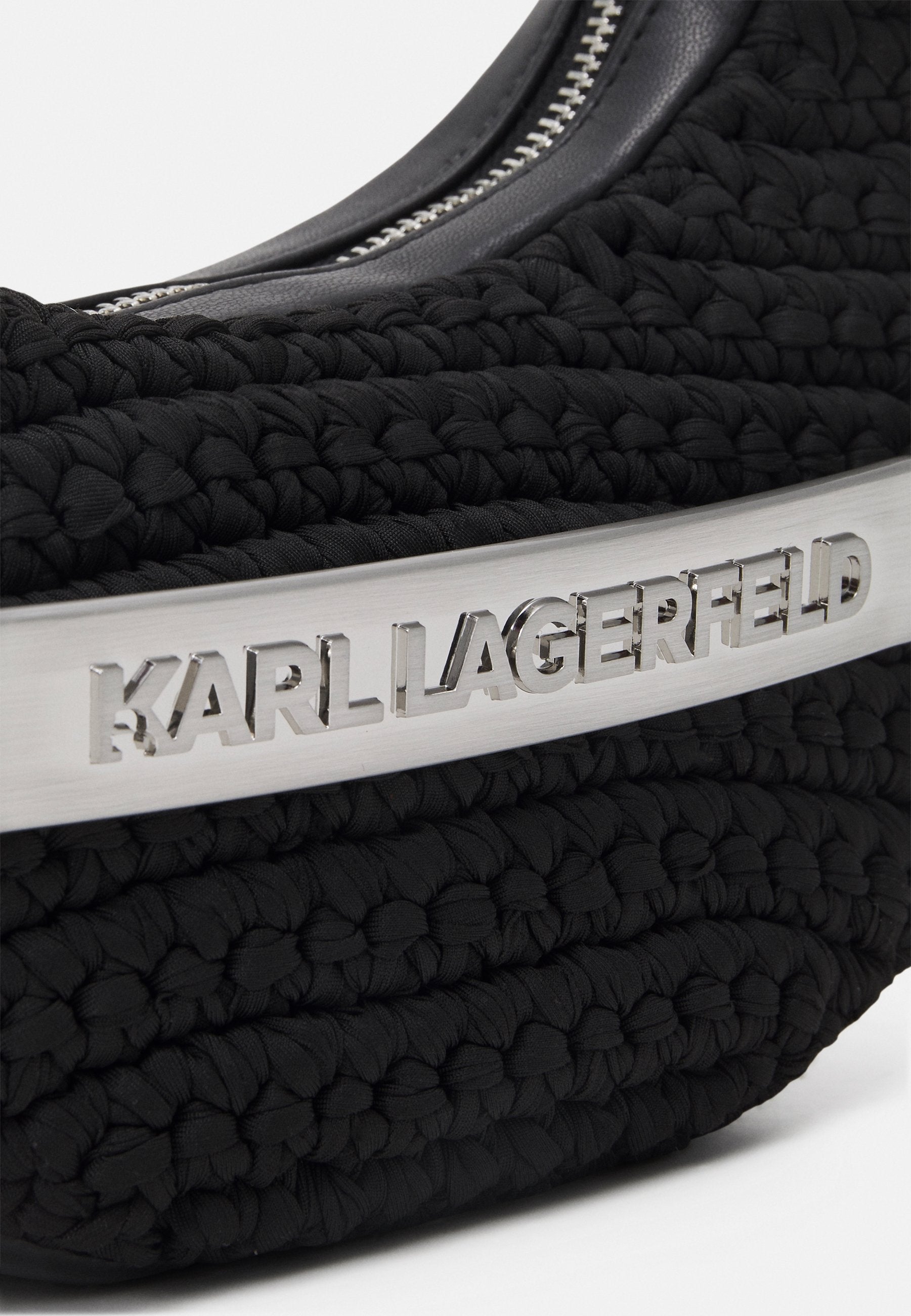 KARL LAGERFELD HALF MOON BAG CROCHET - Handbag