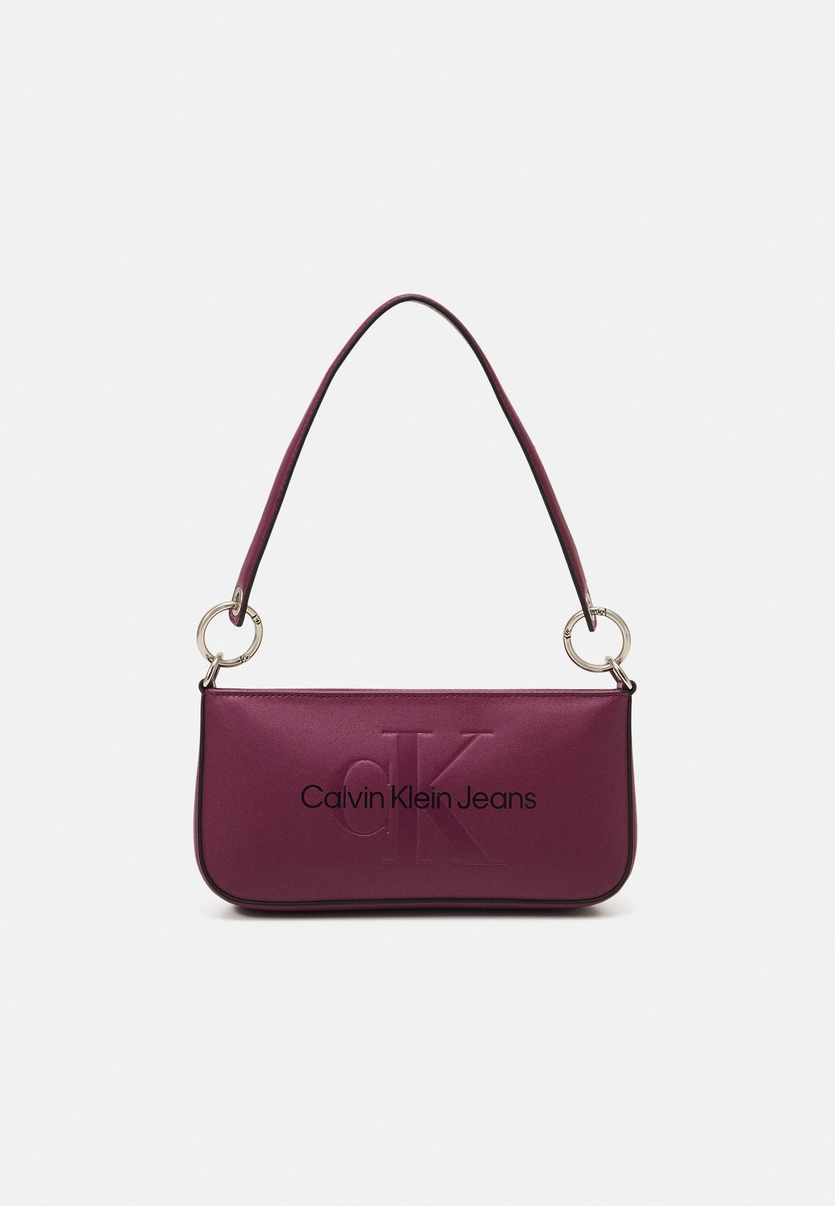 Calvin Klein - SCULPTED SHOULDER POUCH MONO - Handbag