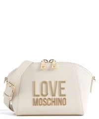 LOVE MOSCHINO Love Lettering Crossbody bag synthetic ivory