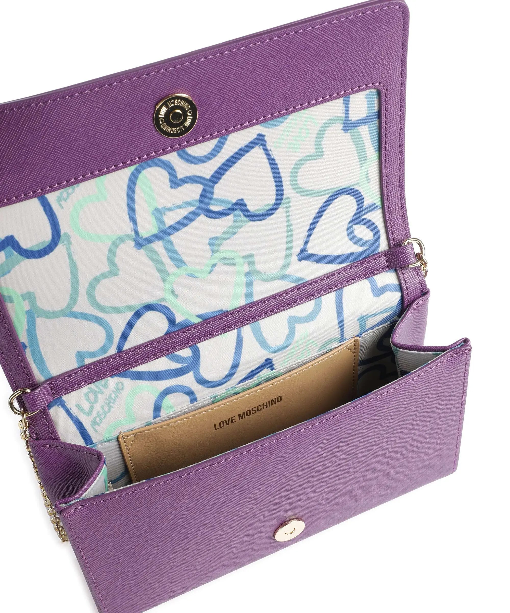 LOVE MOSCHINO - Smart Daily Crossbody bag synthetic violet