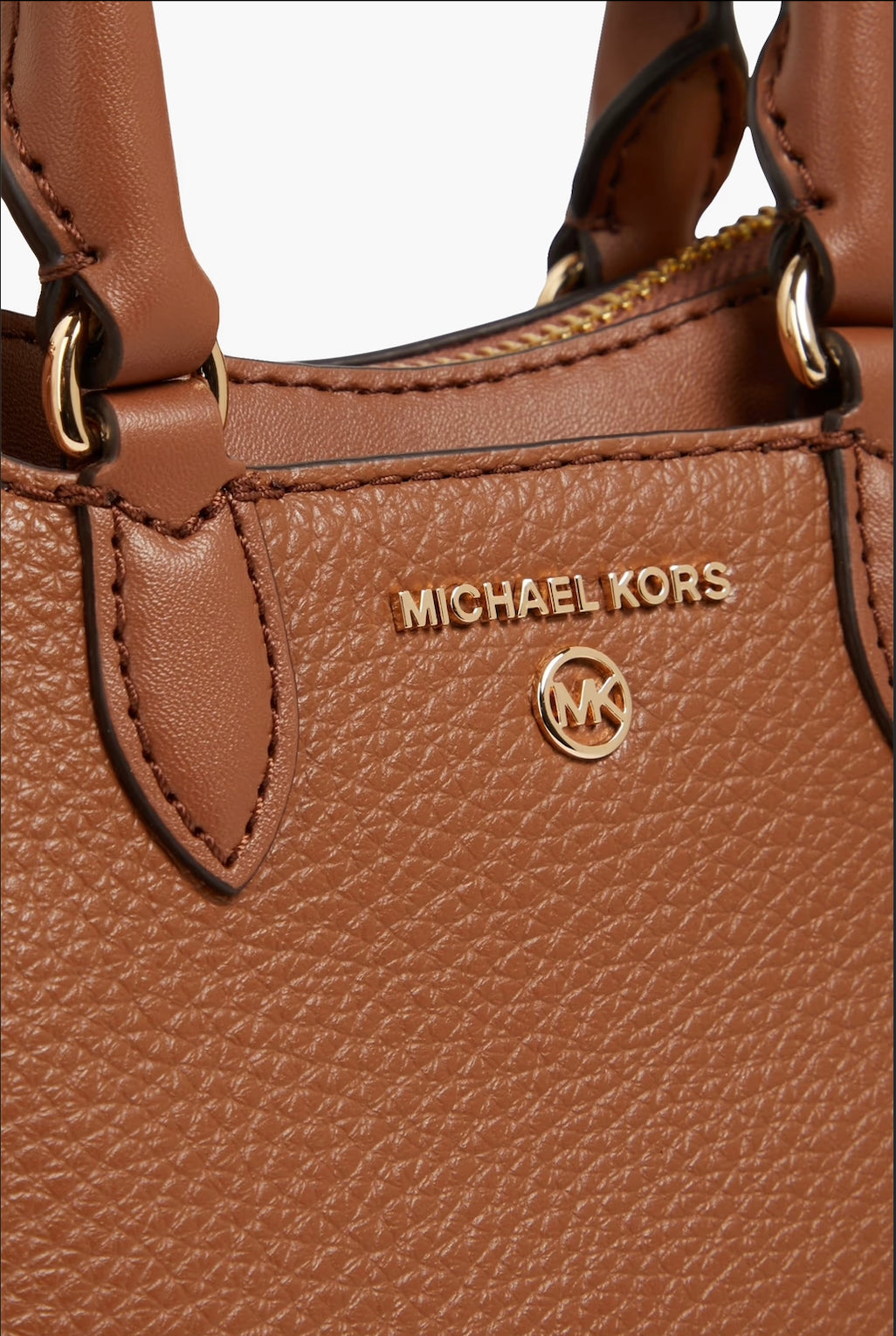 MICHAEL MICHAEL KORS Austen pebbled-leather shoulder bag