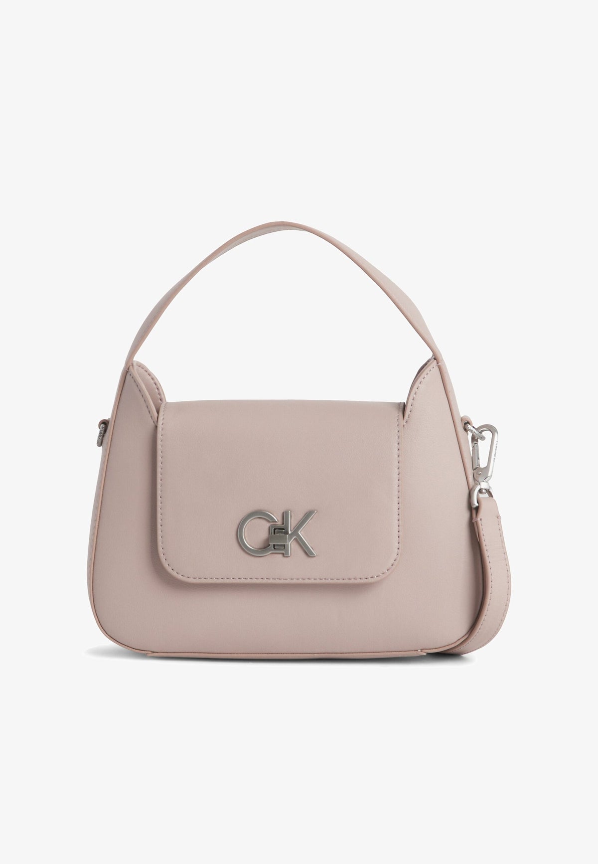 Calvin Klein RE-LOCK CROSSBODY W/FLAP SM - Handbag