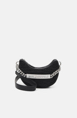 KARL LAGERFELD HALF MOON BAG CROCHET - Handbag