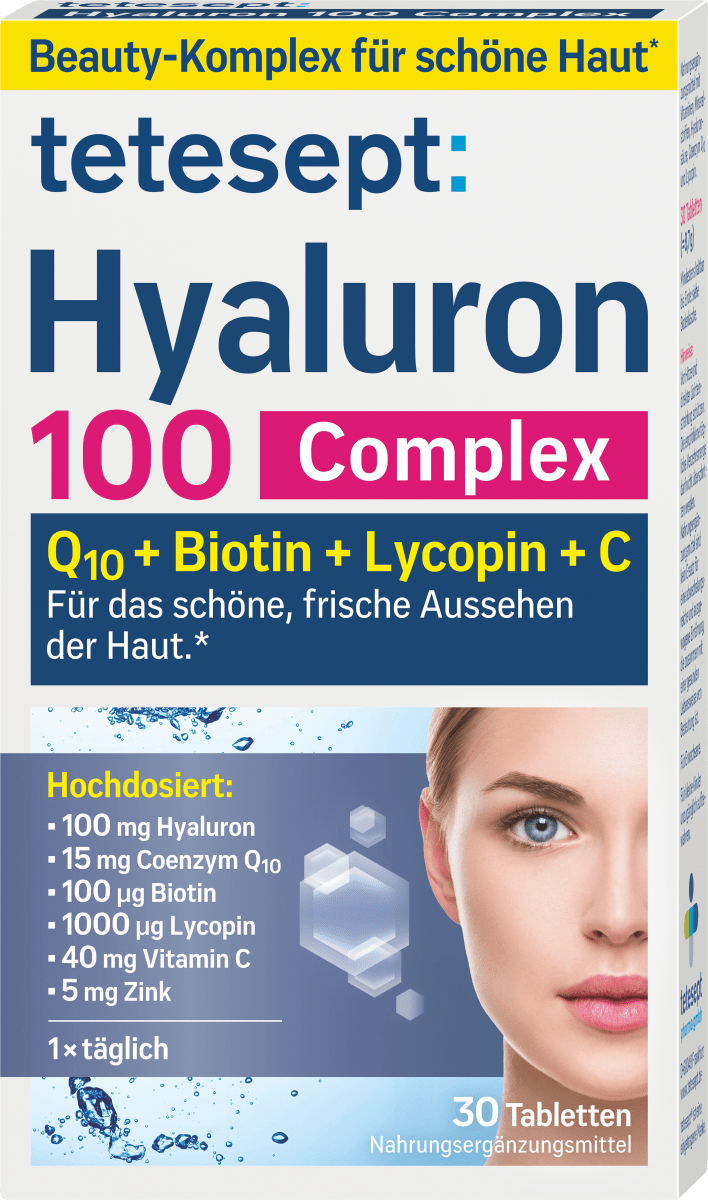 tetesept  Hyaluron 100 Complex Tabletten 30 St